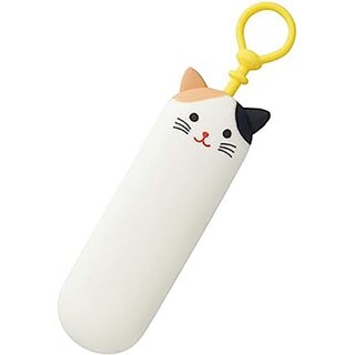 PuniLabo White Calico Cat Slim Key Case
